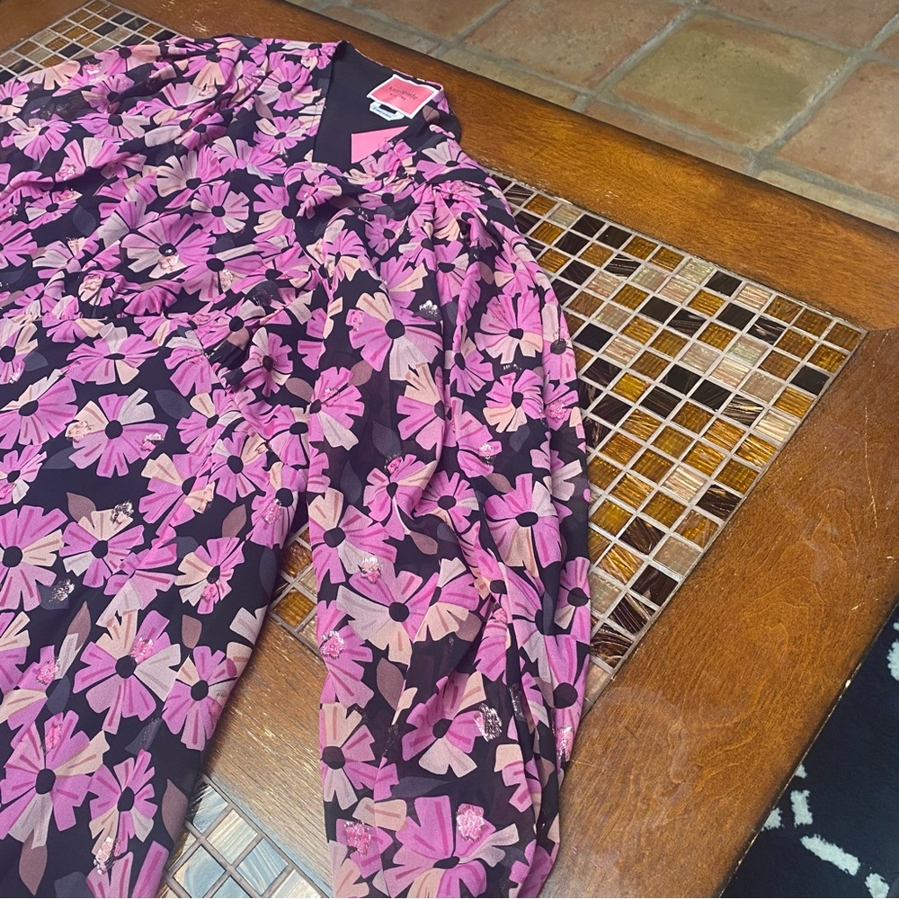 Kate Spade WallFlower Chiffon Dress - Picture 5 of 12